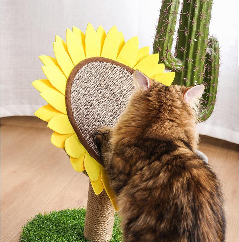 Purr Harbor Sunflower Cat Scratching Post